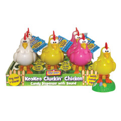 KOOKOO CLUCKIN' CHICKEN 0.18 OZ CANDY DISPENSER