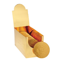 Fort Knox Belgian Milk Chocolate Gold Ingots 1 oz.