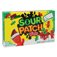 SOUR PATCH KIDS CHRISTMAS 3.1 OZ THEATER BOX