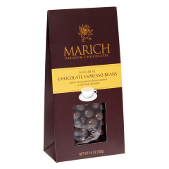 MARICH CHOCOLATE ESPRESSO BEANS 4.5 OZ GABLE BOX