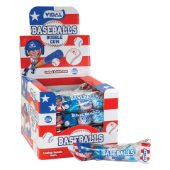 VIDAL BASEBALL GUMBALLS 4 PC 1.29 OZ
