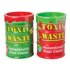 TOXIC WASTE CHRISTMAS SOUR CANDY BANK 3 OZ