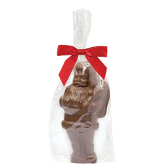 NANCY ADAMS SOLID MILK CHOCOLATE SANTA 15 OZ