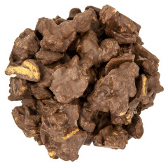 OMG'S DARK CHOCOLATEY ALMOND & TOFFEE GRAHAM CLUSTERS