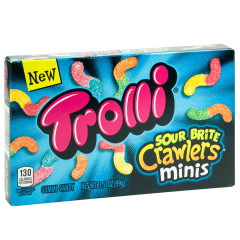 TROLLI MINI SOUR BRITE CRAWLERS 3.5 OZ THEATER BOX