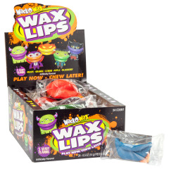 WACK-O-WAX HALLOWEEN SUGAR LIPS 5 FLAVORS 0.58 OZ