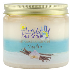 FLORIDA SALT SCRUBS SEA SALT VANILLA SCRUB 24.2 OZ JAR *FL DC ONLY*
