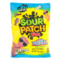 SOUR PATCH KIDS TROPICAL 5 OZ PEG BAG