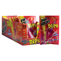 POP ROCKS SOUR STRAWBERRY DIPS POPPING CANDY