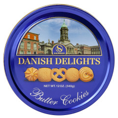 SHERWOOD BUTTER COOKIES 12 OZ TIN