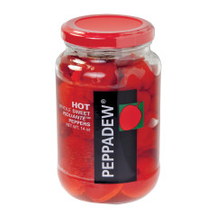 PEPPADEW WHOLE HOT PEPPERS 14 OZ JAR