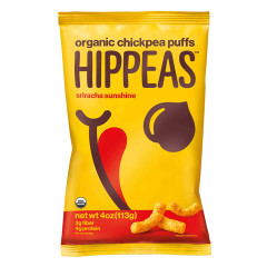 HIPPEAS ORGANIC SRIRACHA SUNSHINE CHICKPEA PUFFS 4 OZ BAG