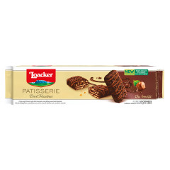 LOACKER GRAN PASTICCERIA DARK HAZELNUT BISCUITS 3.53 OZ BOX
