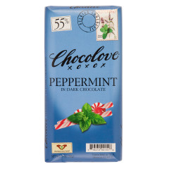 CHOCOLOVE PEPPERMINT IN DARK CHOCOLATE 3.2 OZ BAR