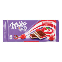 MILKA RASPBERRY CREAM BAR 3.5 OZ