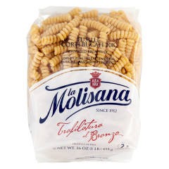 LA MOLISANA FUSILLI CORTI BUCATI PASTA 16 OZ BAG # 108