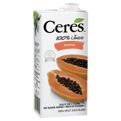 CERES PAPAYA JUICE 33.8 OZ BOX