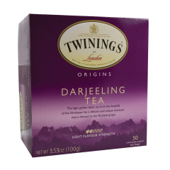 TWININGS DARJEELING TEA 50 CT BOX