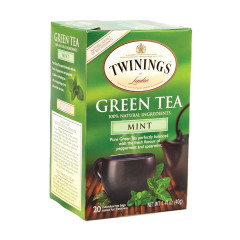 TWININGS MINT GREEN TEA 20 CT BOX