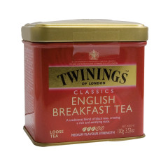 TWININGS ENGLISH BREAKFAST TEA 3.53 OZ TIN