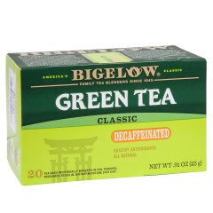 BIGELOW DECAF GREEN TEA 20 CT BOX