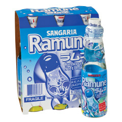 SANGARIA RAMUNE ORIGINAL SODA 6 PK 6.76 OZ BOTTLES