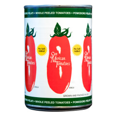 SMT NO SALT ADDED WHOLE PEELED TOMATOES 14.5 OZ CAN