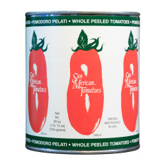 SMT WHOLE PEELED TOMATOES 28 OZ CAN