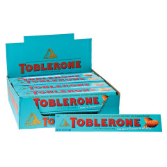 TOBLERONE MILK CHOCOLATE CRUNCHY SALTED ALMOND 3.52 OZ BAR