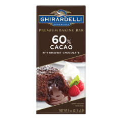 GHIRARDELLI BITTERSWEET BAKING 4 OZ BAR