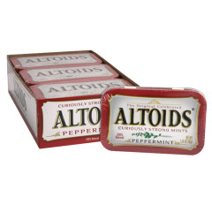 ALTOIDS Classic Wintergreen Breath Mints, 1.76 oz Tin (Pack of 12)