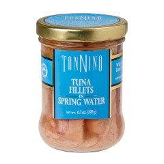 TONNINO TUNA FILLETS IN WATER 6.7 OZ JAR