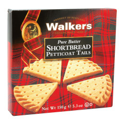 WALKERS SHORTBREAD PETTICOAT TAILS COOKIES 5.3 OZ BOX