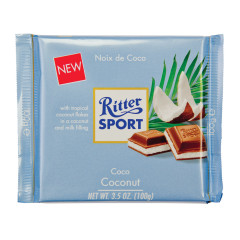 RITTER SPORT COCONUT 3.5 OZ BAR