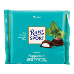 RITTER SPORT PEPPERMINT 3.5 OZ BAR