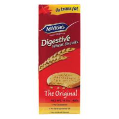 MCVITIE'S DIGESTIVE WHEAT BISCUITS 14.1 OZ BOX