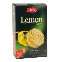 DARE LEMON CREME COOKIES 10.2 OZ BOX