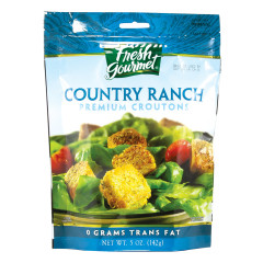 FRESH GOURMET COUNTRY RANCH CROUTONS 5 OZ POUCH