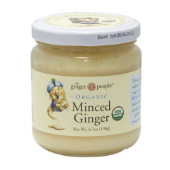 GINGER PEOPLE ORGANIC MINCED GINGER 6.7 OZ JAR