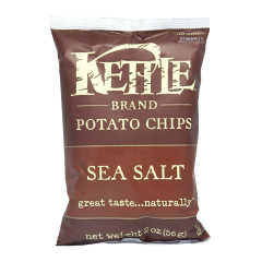 KETTLE SEA SALT POTATO CHIPS 2 OZ BAG