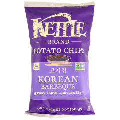 KETTLE KOREAN BBQ POTATO CHIPS 5 OZ BAG