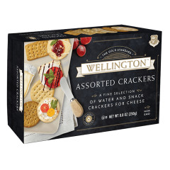 WELLINGTON ASSORTED CRACKERS 8.8 OZ BOX