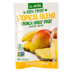 SENSIBLE FOODS TROPICAL BLEND CRUNCH DRIED FRUIT 0.32 OZ BAG