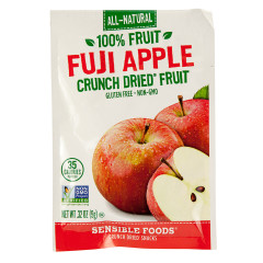 SENSIBLE FOODS FUJI APPLE CRUNCH DRIED FRUIT 0.32 OZ BAG