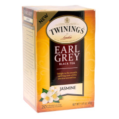 TWININGS EARL GREY JASMINE BLACK TEA 20 CT BOX