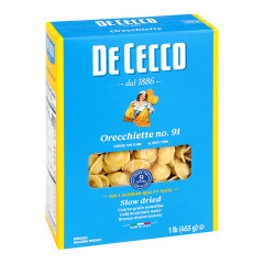 DE CECCO ORECCHIETTE PASTA 16 OZ BOX # 91