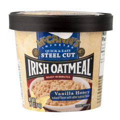 MCCANN'S STEEL CUT INSTANT IRISH OATMEAL VANILLA HONEY 1.9 OZ  CUP