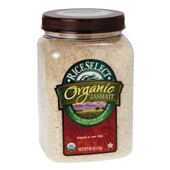 TEXMATI ORGANIC JASMATI RICE 32 OZ JAR