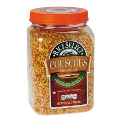 TEXMATI TRI-COLOR COUSCOUS 26.5 OZ JAR