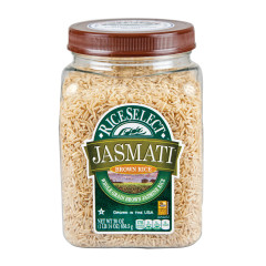 TEXMATI BROWN JASMATI RICE 30 OZ JAR